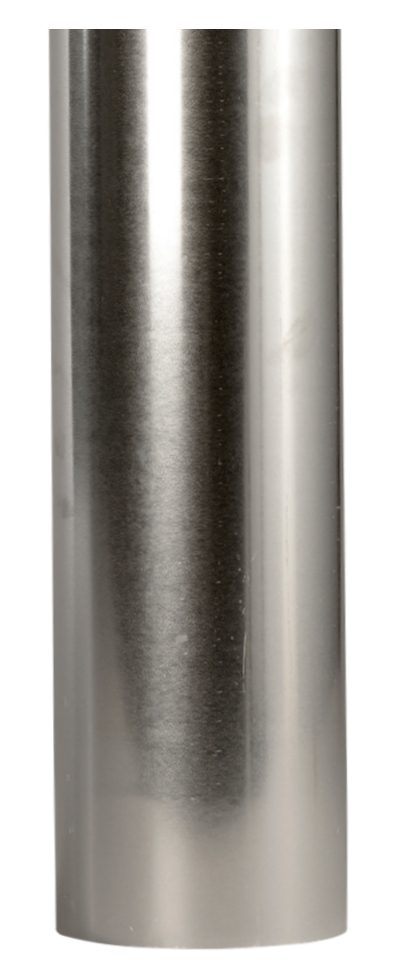 Aluflexrohr DN 60 mm Länge 1,50 m 2-lagig, schwarz beschichtet