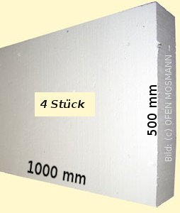 PROMASIL 950-KS 4 Stück Wärmedämmplatte Stärke 40 mm Fläche 2,0 m²