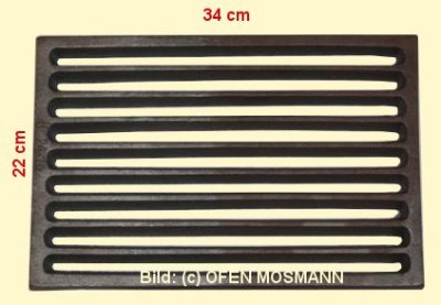 Ofenrost (Tafelrost) Breite 22 x Länge 34 cm